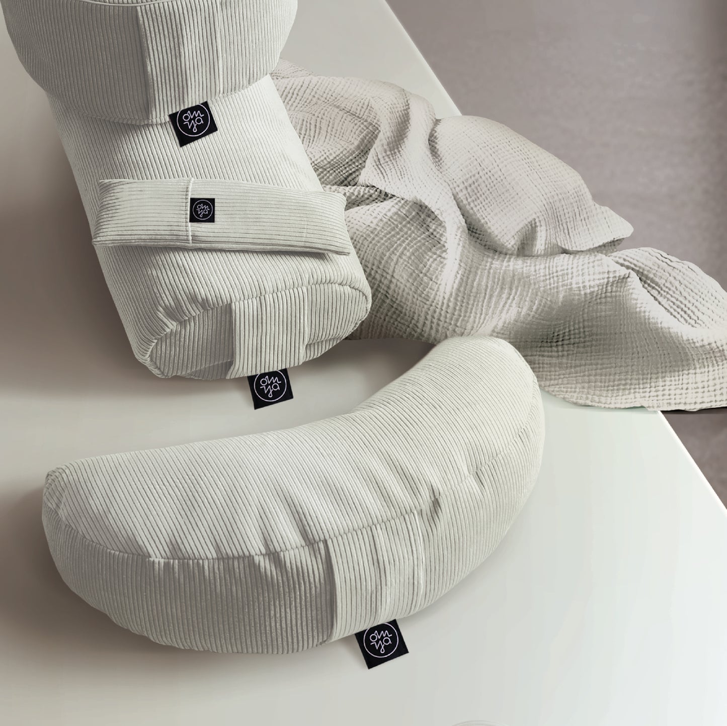 Shavasana Decke - Pearl Musselin