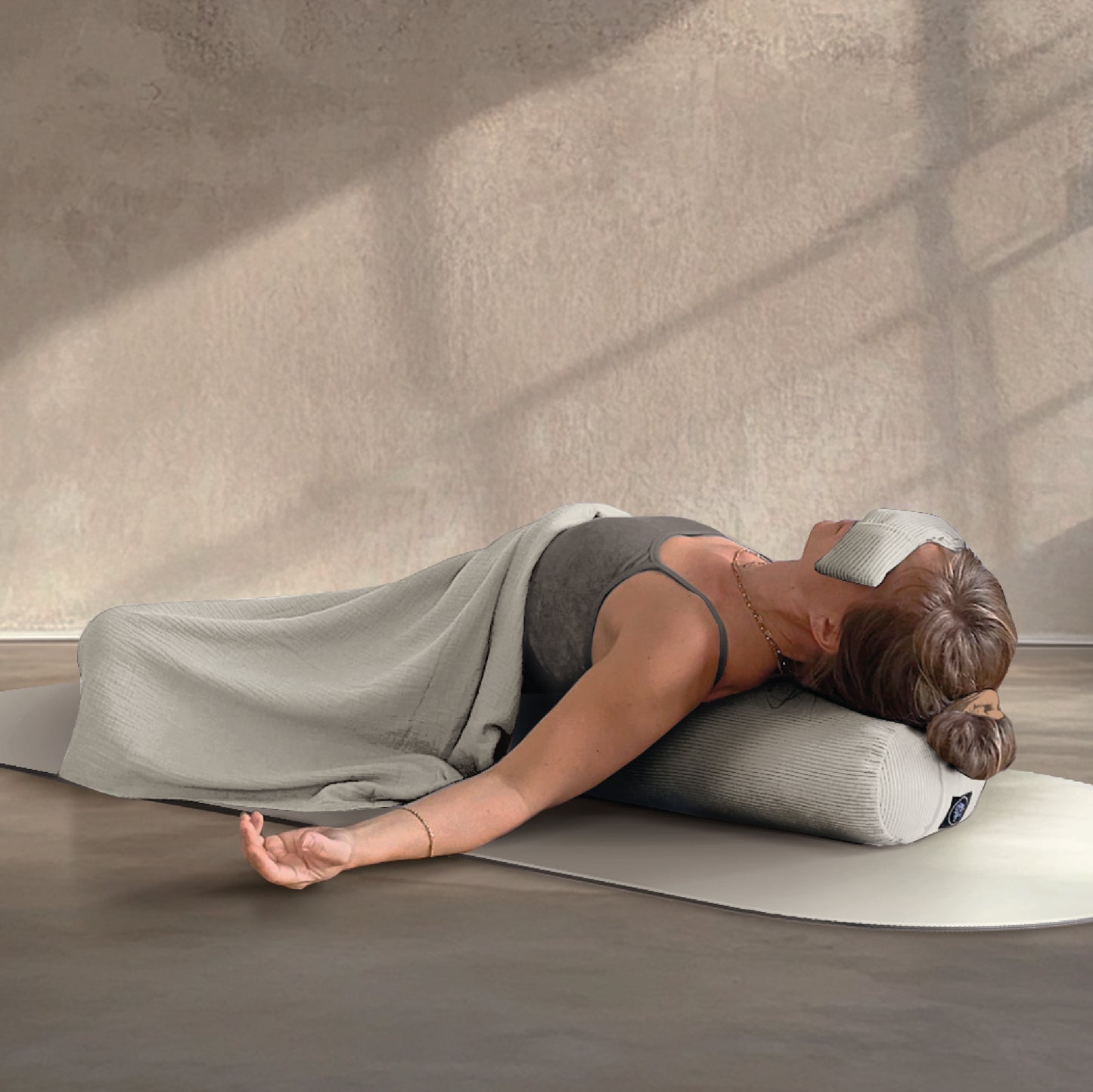 Shavasana Decke - Pearl Musselin